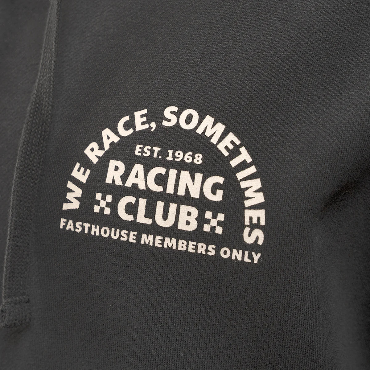 MENS MEMBERS ONLY HOODED PULLOVER (Black) | Fasthouse