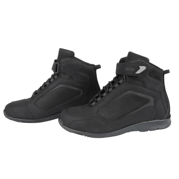 MOMENT TRUTH MEN'S MOTO SHOE (Black) | Speed and Strength