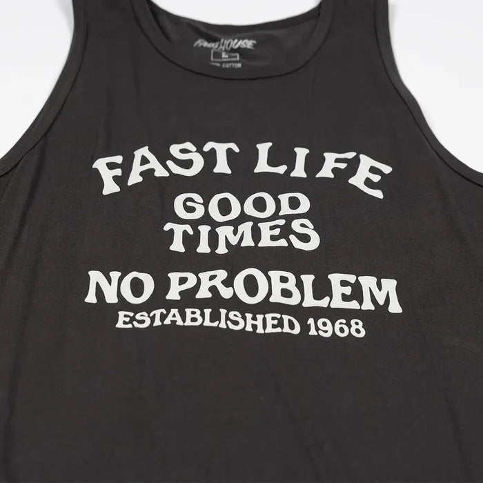 NO PROBLEM TANK (GRAPHITE BLACK) | FASTHOUSE