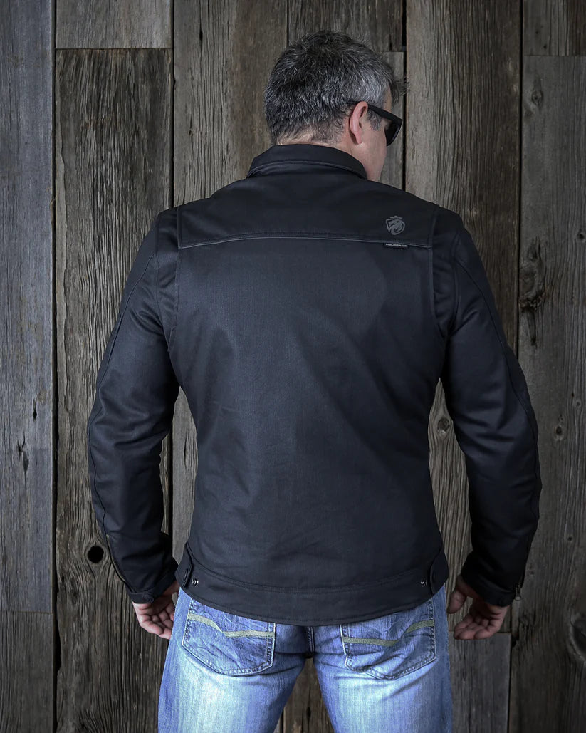 MEN'S NORTON WAXED JACKET (Black) | Helgrade