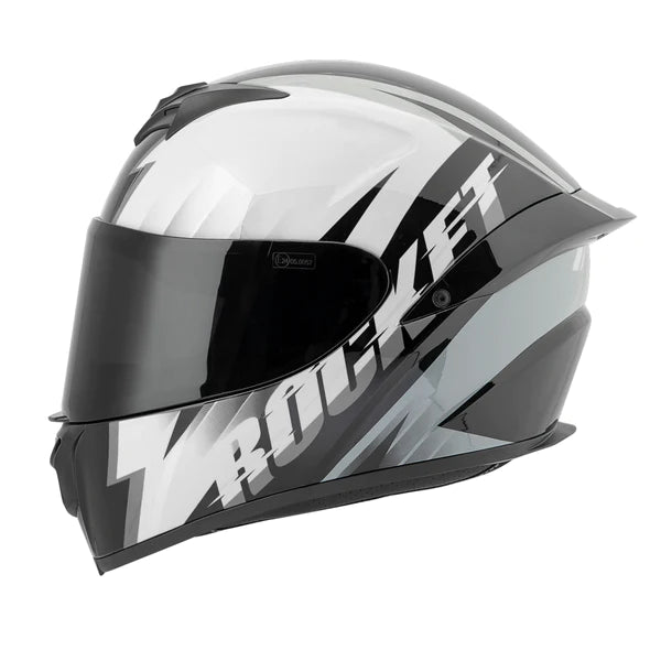 ADULT RKT 100 ATOMIC 3.0 FULL FACE HELMET (White/Black) | Joe Rocket