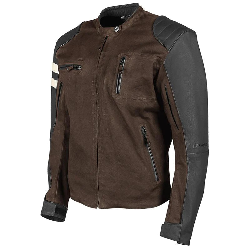 ROCKET 67 LEATHER/TEXTILE JACKET (Brown) | Joe Rocket