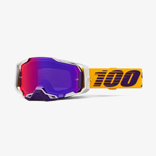 100% ARMEGA GOGGLE DIFENBAK - PURPLE MIRROR LENS