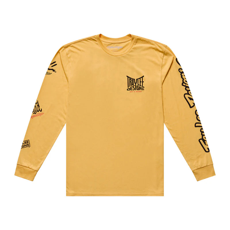 HANDLEBAR LONG SLEEVE TEE (Bleached Melon) | TLD