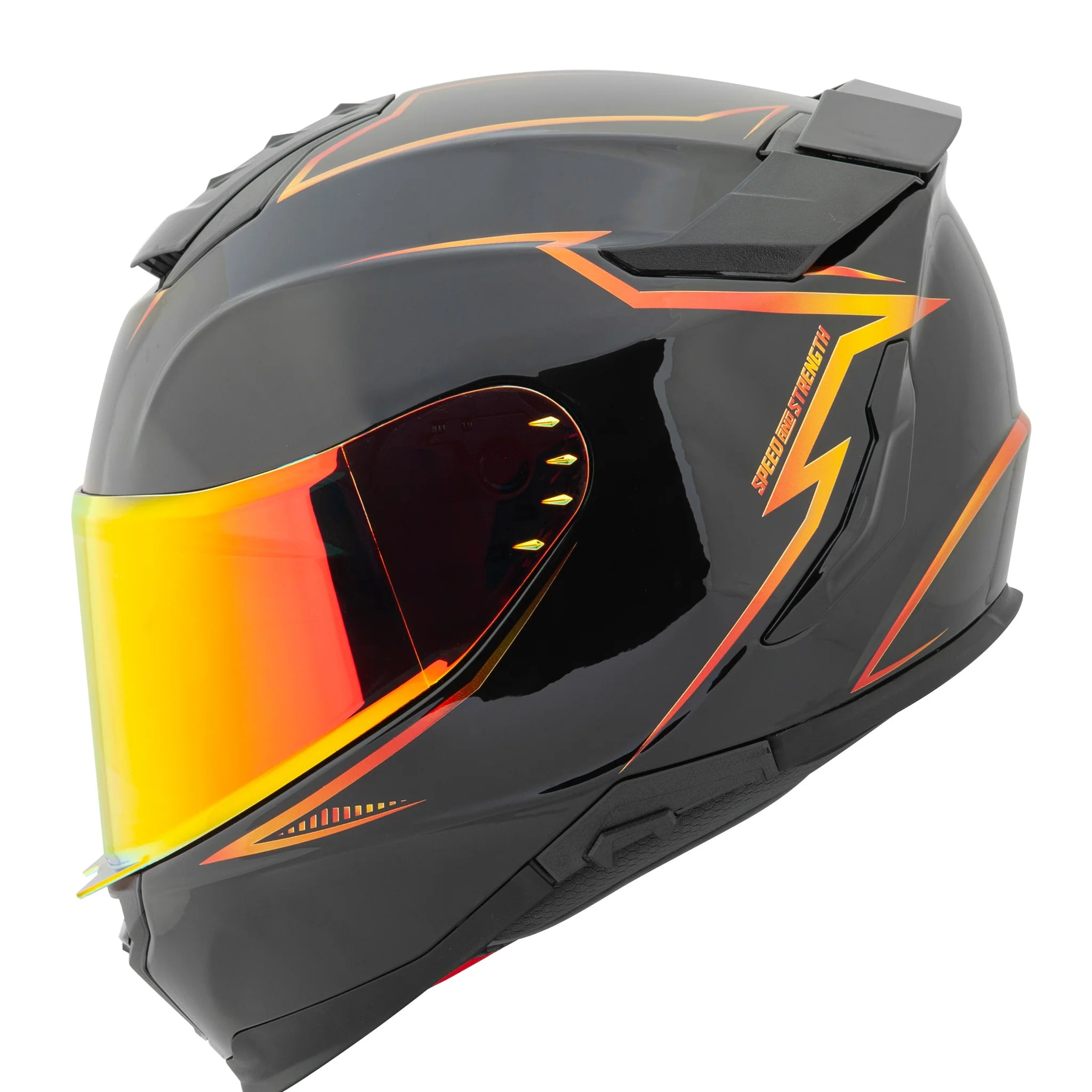 SS1660 CRUISE MISSILE FULL FACE HELMET (Gloss Red) | SPEED & STRENGTH