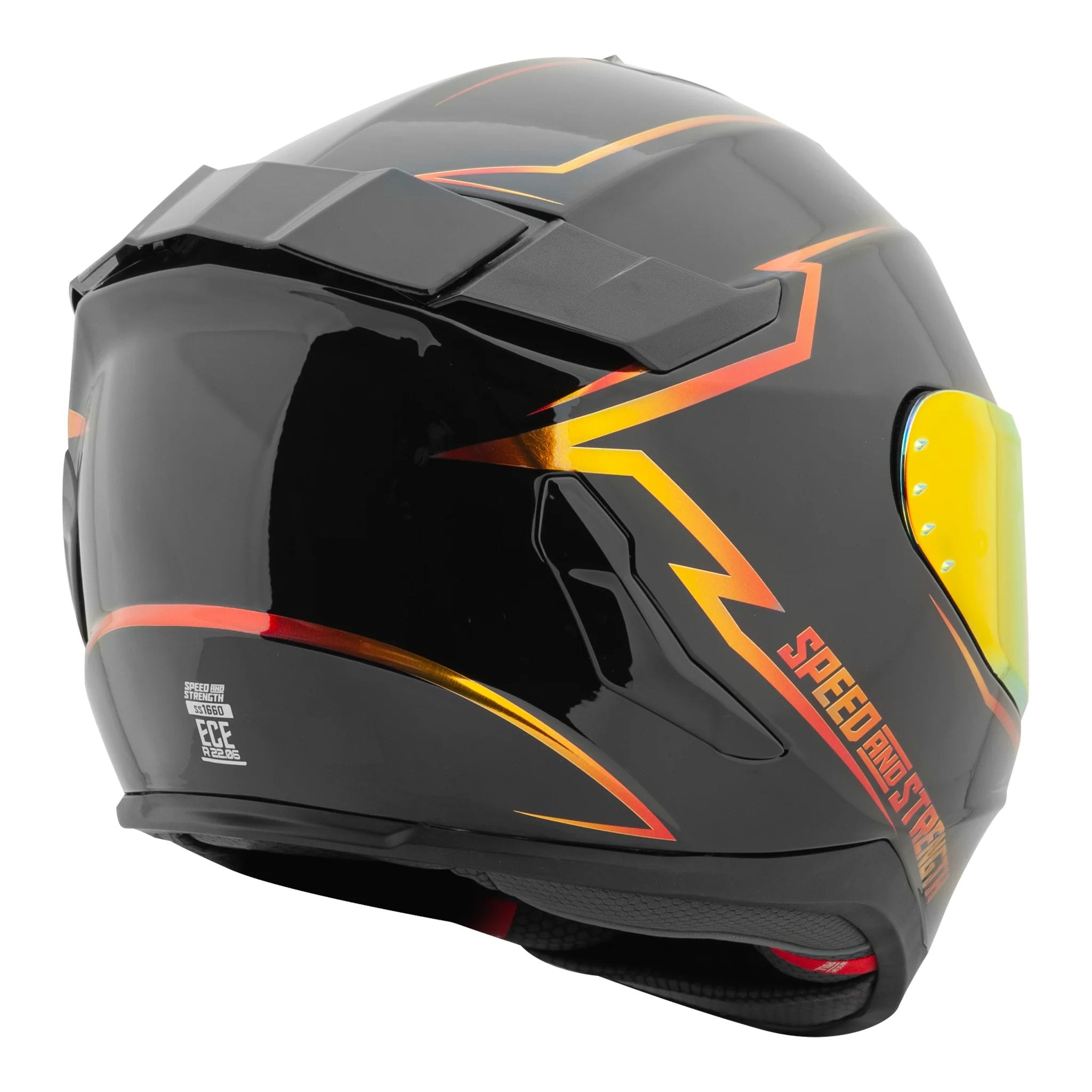 SS1660 CRUISE MISSILE FULL FACE HELMET (Gloss Red) | SPEED & STRENGTH