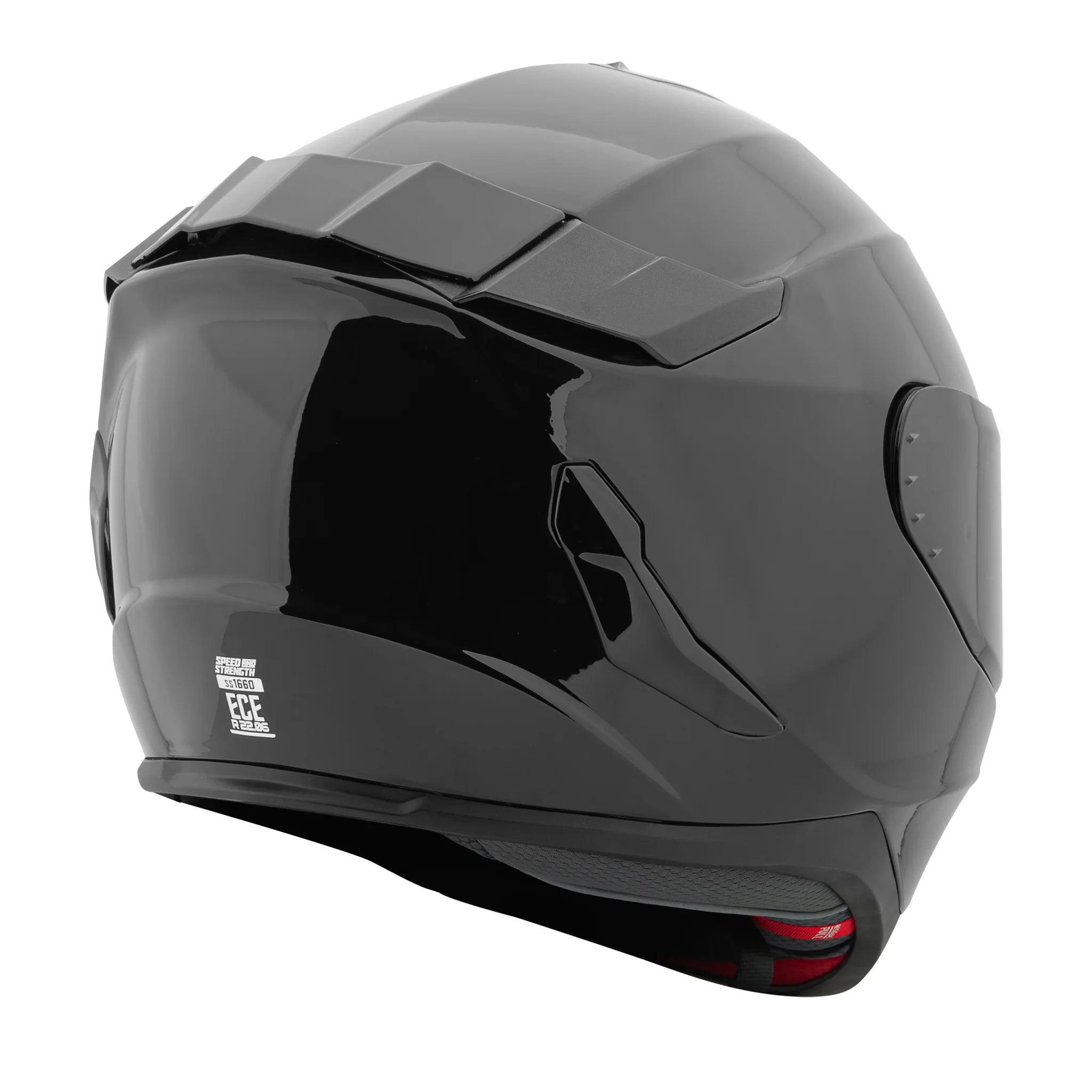 SS1660 SOLID SPEED FULL FACE HELMET (Gloss Black) | SPEED & STRENGTH