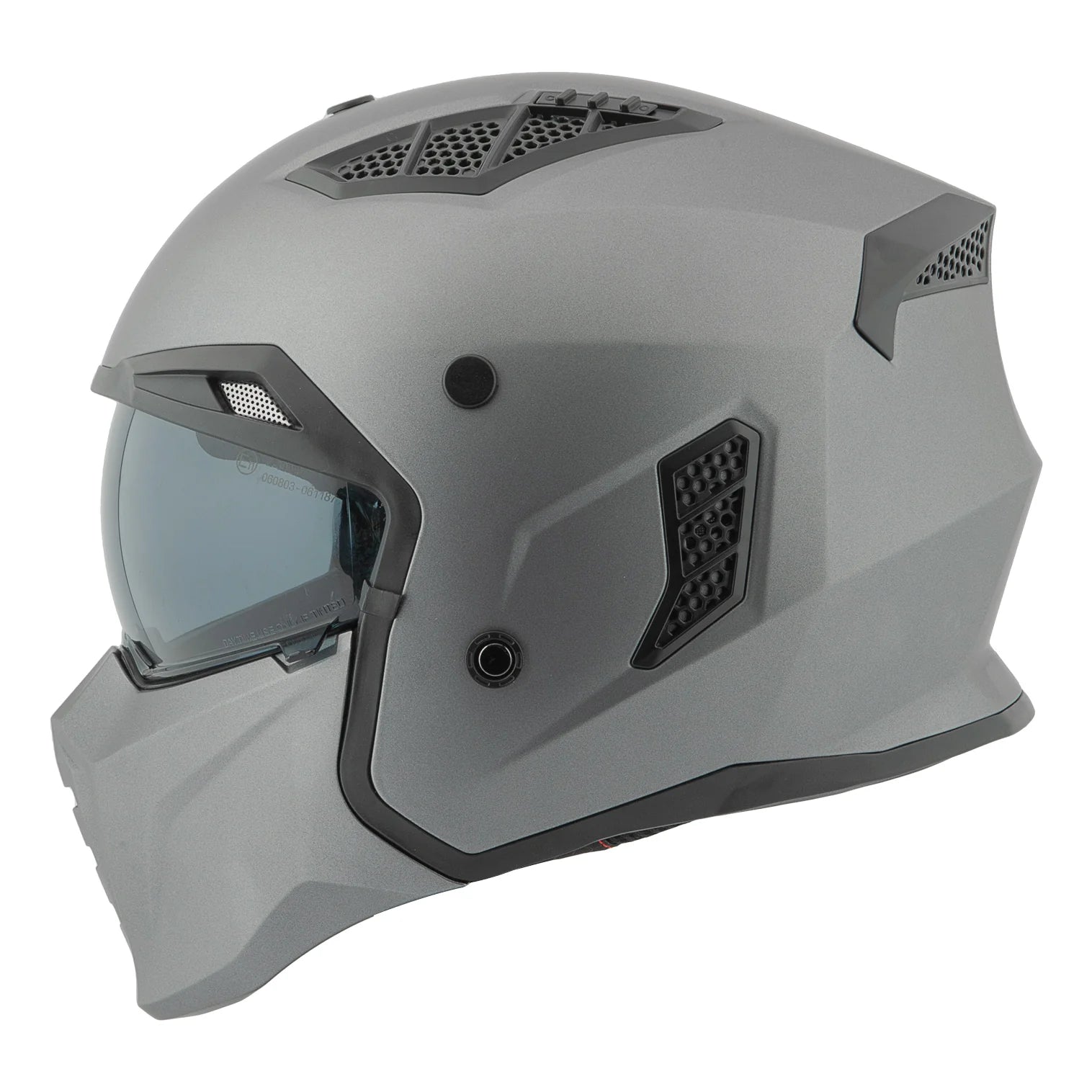 SS2450 SOLID OPEN FULL FACE HELMET (Matte Charcoal) | SPEED & STRENGTH