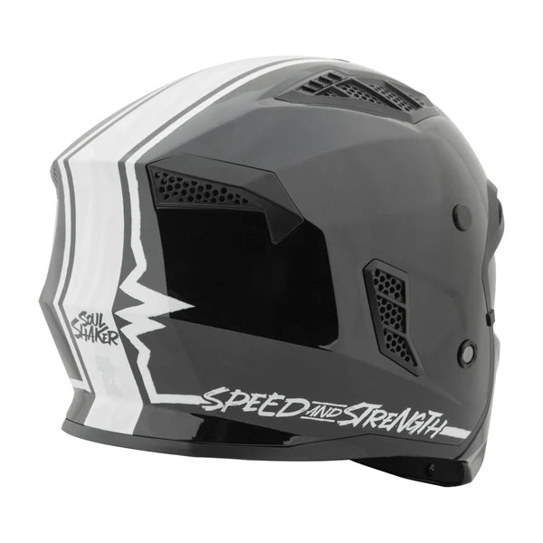 SS2450 OPEN FULL FACE HELMET (Gloss White) | SPEED & STRENGTH