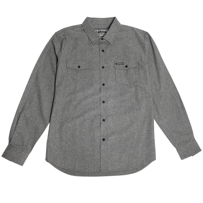 MEN'S SATURDAY NIGHT SPECIAL FLANNEL (Charcoal Heather) | Fasthouse