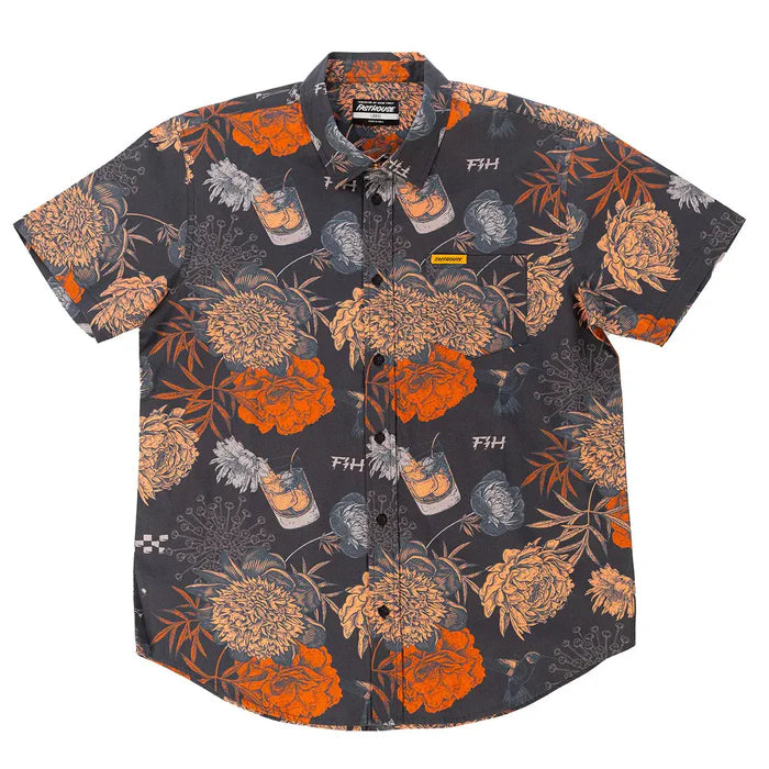 SCENE SS BUTTON UP SHIRT (Vintage Black) | FASTHOUSE