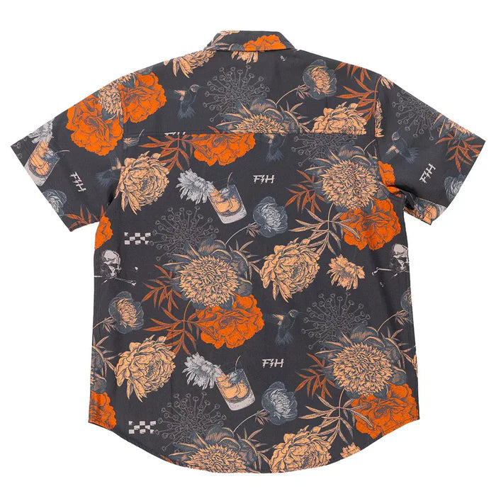 SCENE SS BUTTON UP SHIRT (Vintage Black) | FASTHOUSE