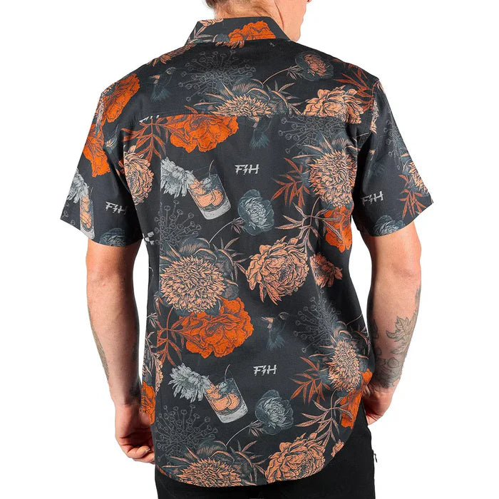 SCENE SS BUTTON UP SHIRT (Vintage Black) | FASTHOUSE