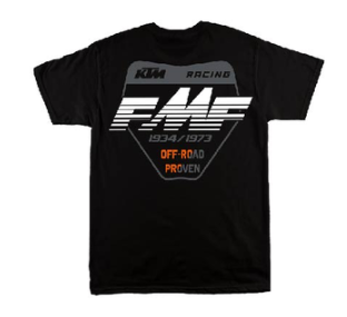 PLATED KTM FMF T-SHIRT (BLACK) | KTM