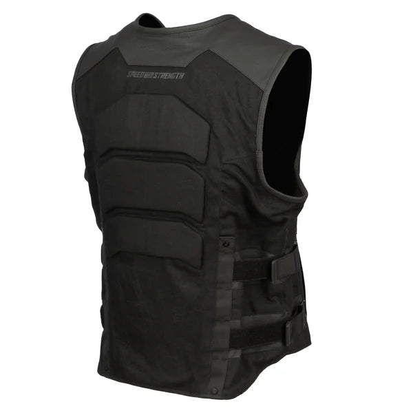 MENS TEXTILE VEST (Black) | TRUE GRIT 2.0