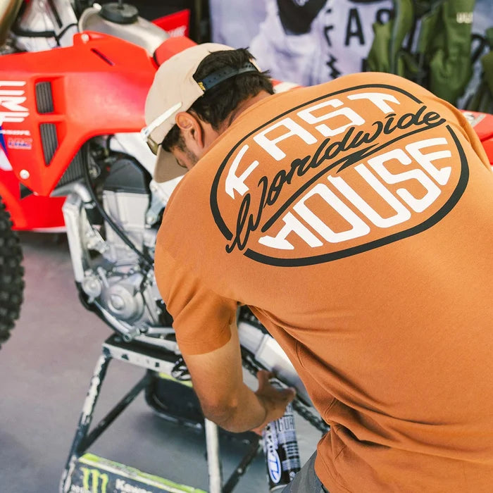 SQUALL SS TEE (RUST) | FASTHOUSE
