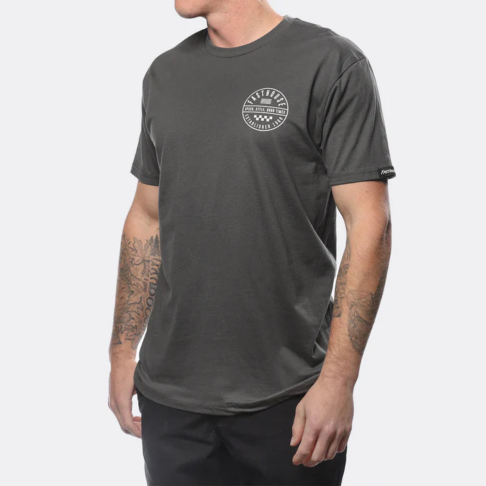 MEN'S STATEMENT SS TEE (Gunmetal) | Fasthouse