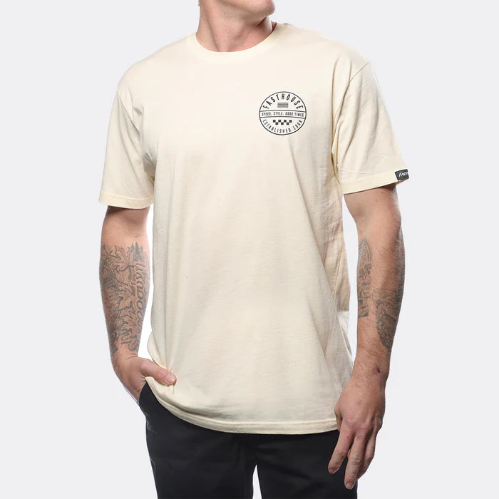 MEN'S STATEMENT SS TEE (Natural) | Fasthouse