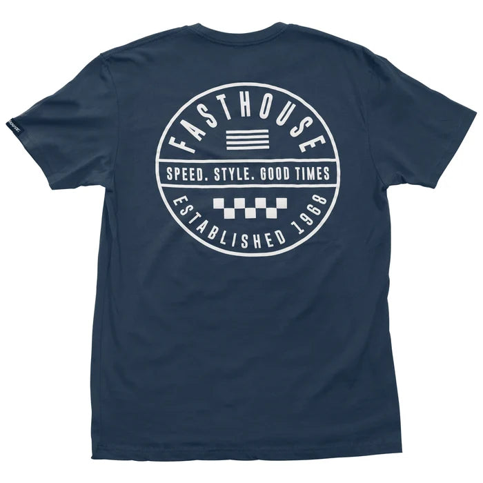 STATEMENT SS TEE (NAVY) | FASTHOUSE