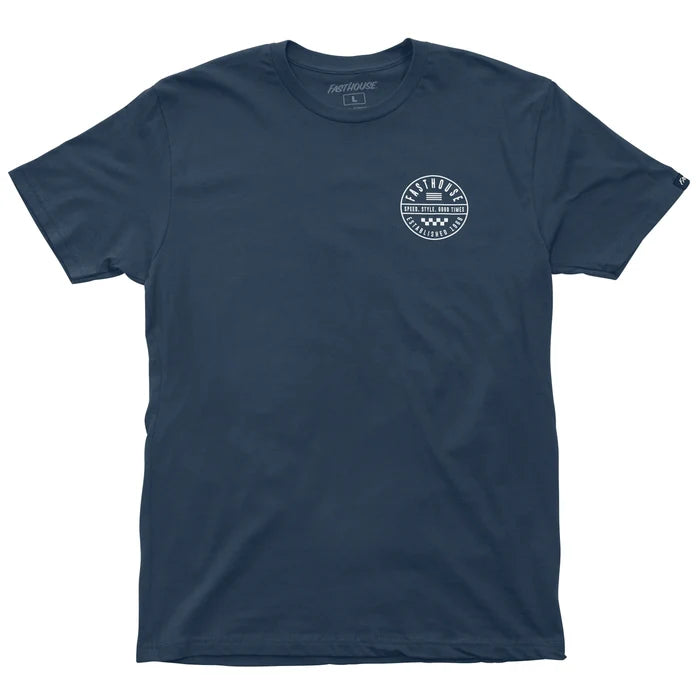 STATEMENT SS TEE (NAVY) | FASTHOUSE