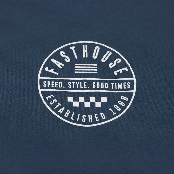 STATEMENT SS TEE (NAVY) | FASTHOUSE