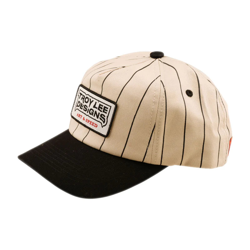 MEDIEVAL UNSTRUCTURED CURVED SNAPBACK (Pumice/Black) | TROY LEE DESIGNS