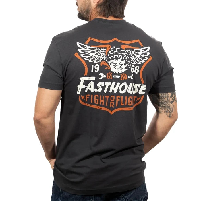 MEN'S TALON SS TEE (GRAPHITE BLACK) | FASTHOUSE