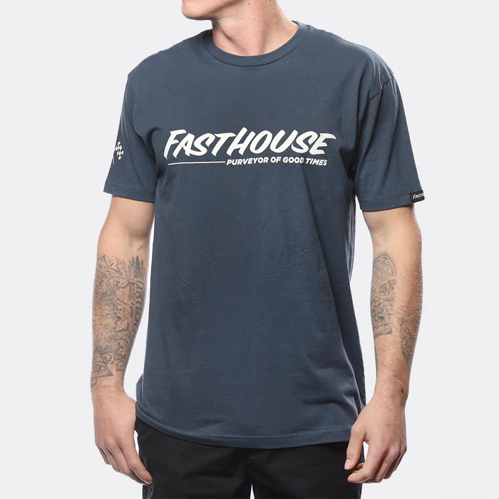 MEN'S MOTTO SS TEE (Indigo) | Fasthouse