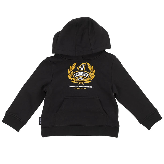 TODDLER HEROES HOODED PULLOVER (BLACK) | FASTHOUSE