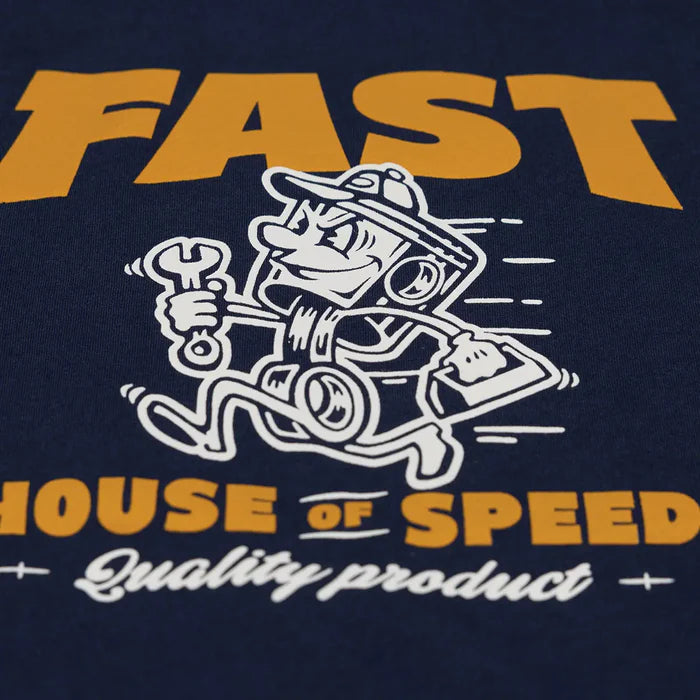 TODDLER RUNNER SS TEE (NAVY) | FASTHOUSE