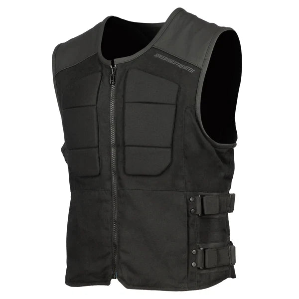 MENS TEXTILE VEST (Black) | TRUE GRIT 2.0