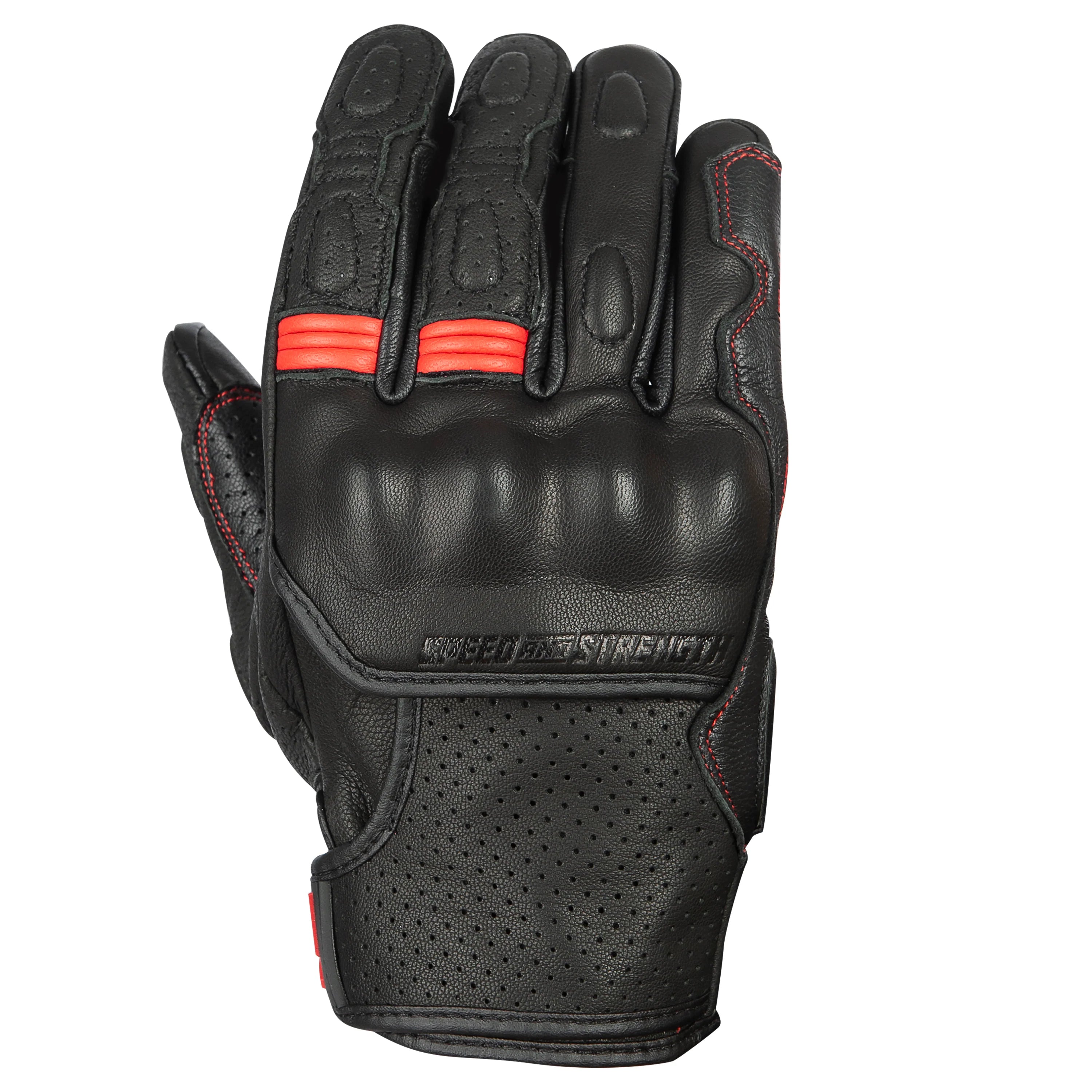 TWIST OF FATE GLOVES (Red/Black) | Speed and Strength