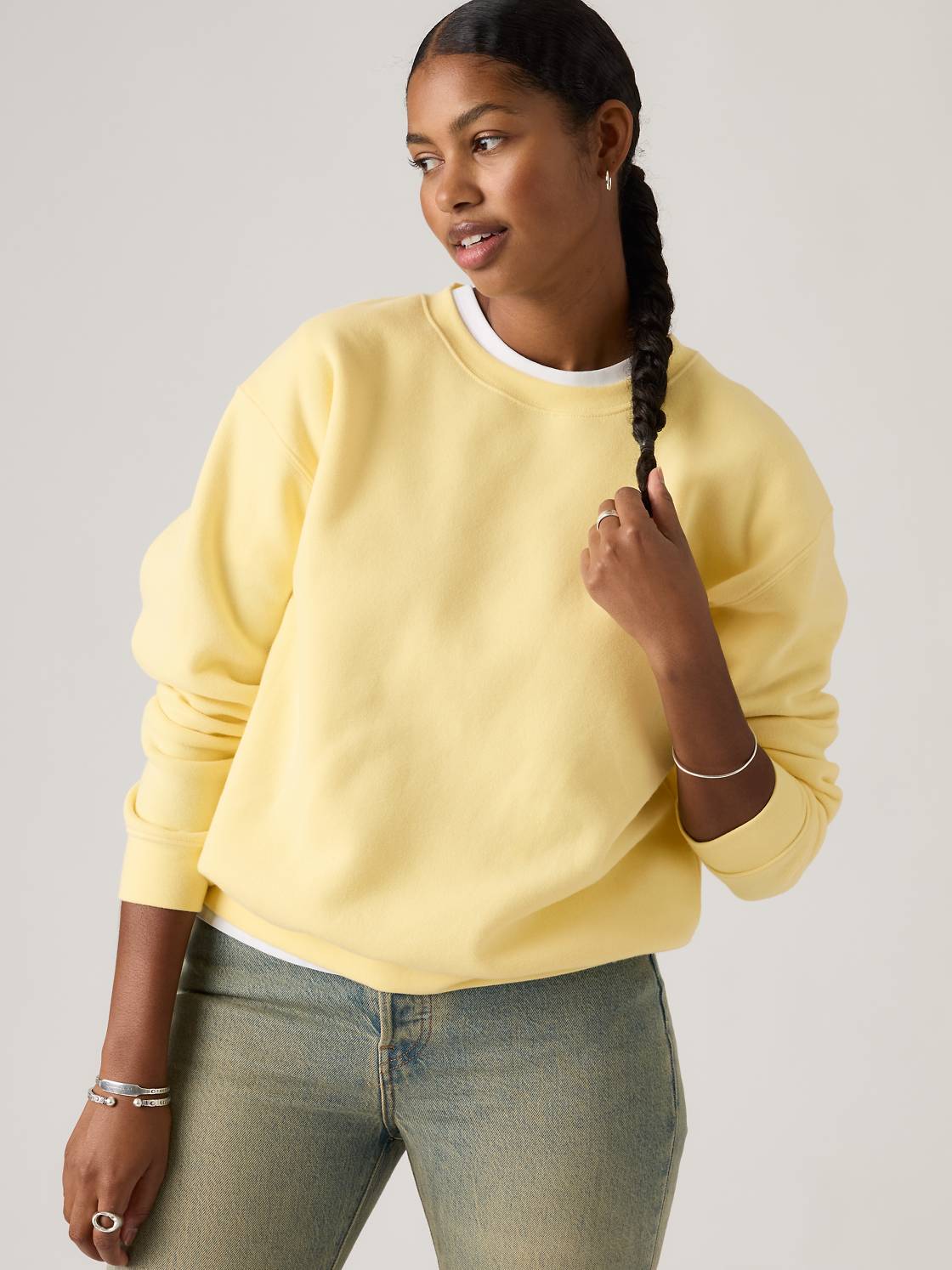 WOMEN'S EVERYDAY SWEATSHIRT (French Vanilla) | LEVI'S