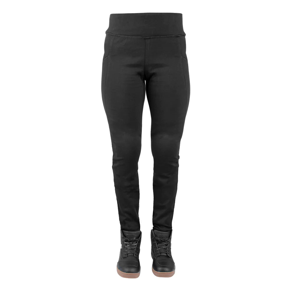 DOUBLE TAKE REINFORCED/ARMOURED LEGGINGS (Black) | Speed and Strength