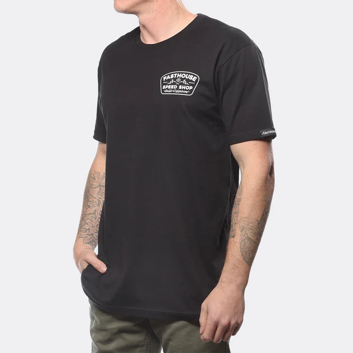MEN'S WEDGED SS TEE (Black) | Fasthouse