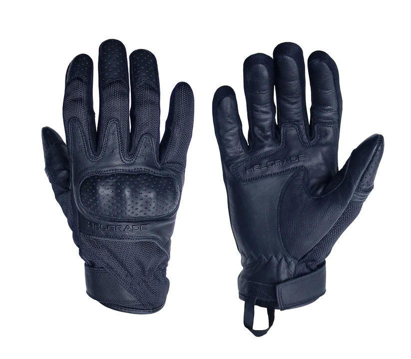 WOMEN'S WILDE LEATHER/MESH GLOVE (Black) | Helgrade