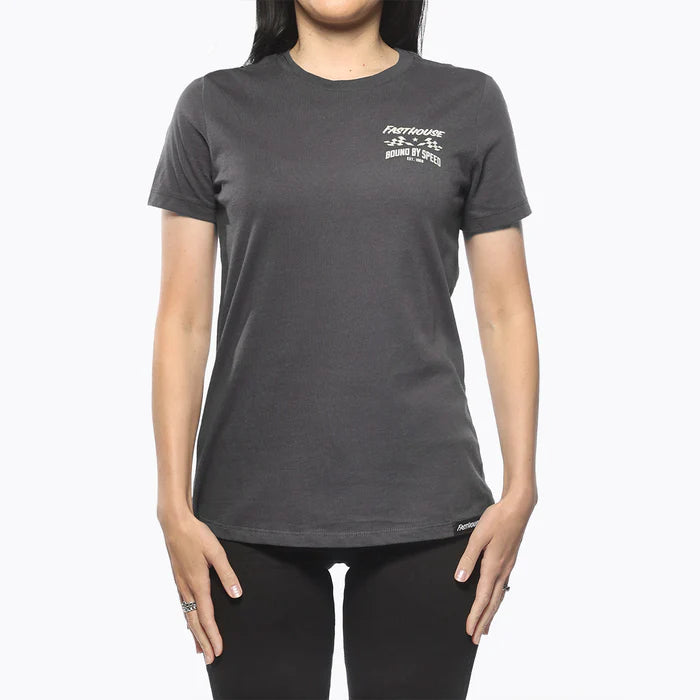 WOMEN'S BOUND SS TEE (Dark Grey) | Fasthouse