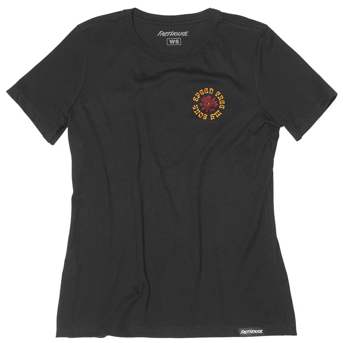 WOMEN'S DESERT STARS SS V-NECK TEE (Black) | FASTHOUSE