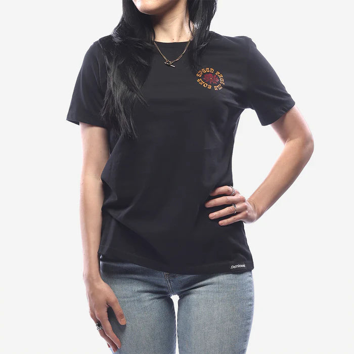 WOMEN'S DESERT STARS SS V-NECK TEE (Black) | FASTHOUSE