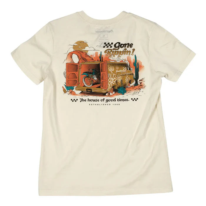 WOMEN'S IDYLL SS TEE (NATURAL) | FASTHOUSE