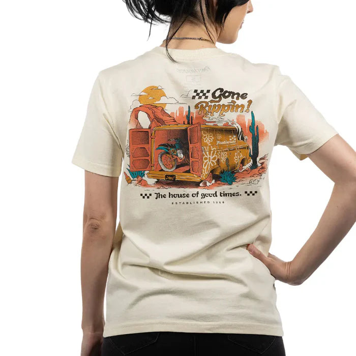 WOMEN'S IDYLL SS TEE (NATURAL) | FASTHOUSE