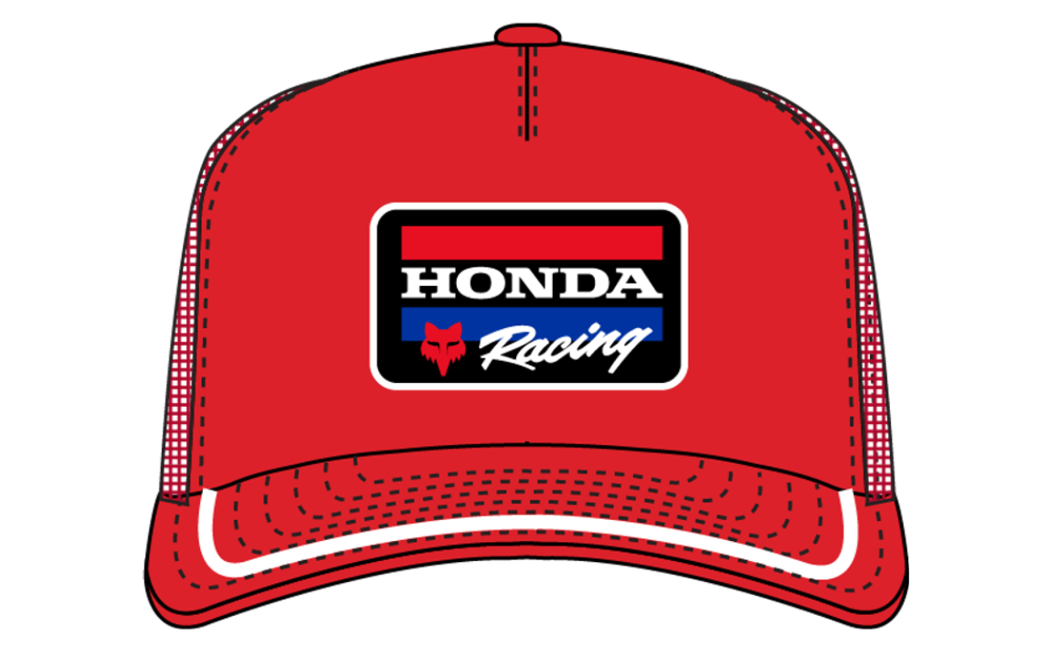 YTH HONDA SNAPBACK HAT (RED)
