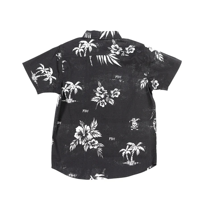 YOUTH ALANI SS BUTTON-UP SHIRT (Black) | Fasthouse