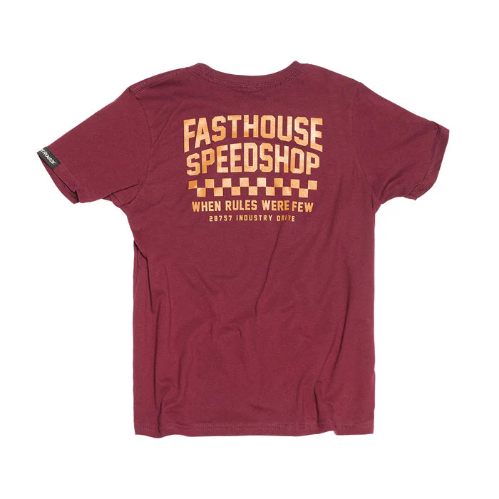 YOUTH SS CHALET TEE (Maroon) | FASTHOUSE