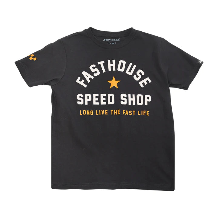 YOUTH FAST LIFE SS TEE (Black) | Fasthouse