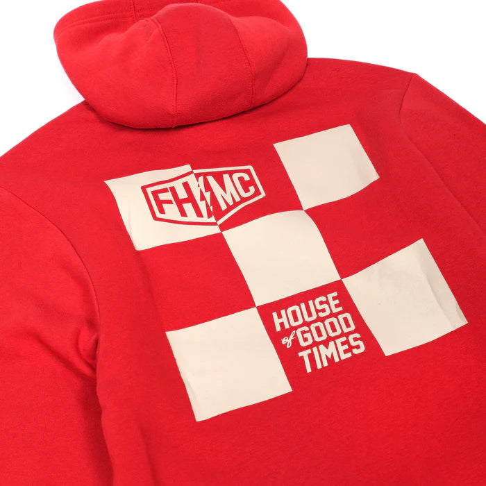 YOUTH GIBSON HOODED PULLOVER (Red) | FASTHOUSE