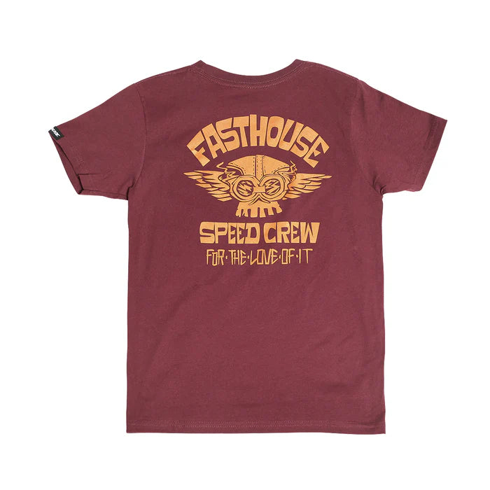 YOUTH LOVE OF IT SS TEE (Maroon) | Fasthouse