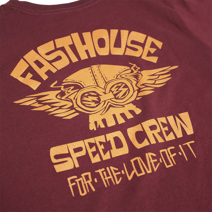 YOUTH LOVE OF IT SS TEE (Maroon) | Fasthouse