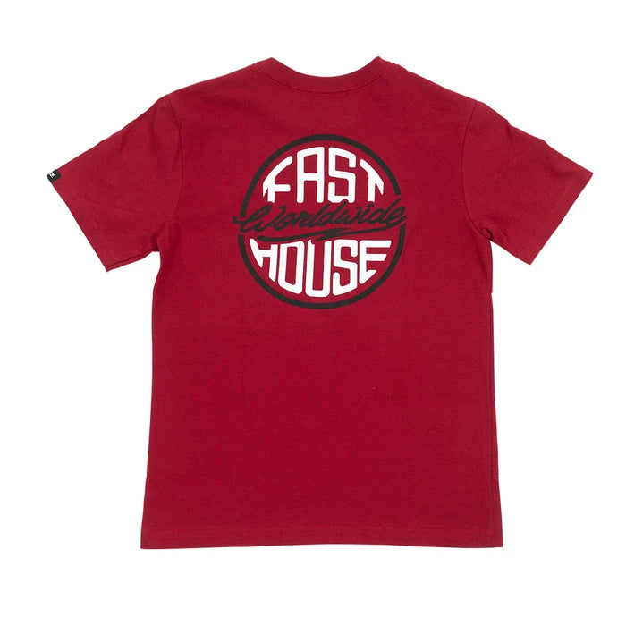 YOUTH SQUALL SS TEE (CARDINAL) | FASTHOUSE