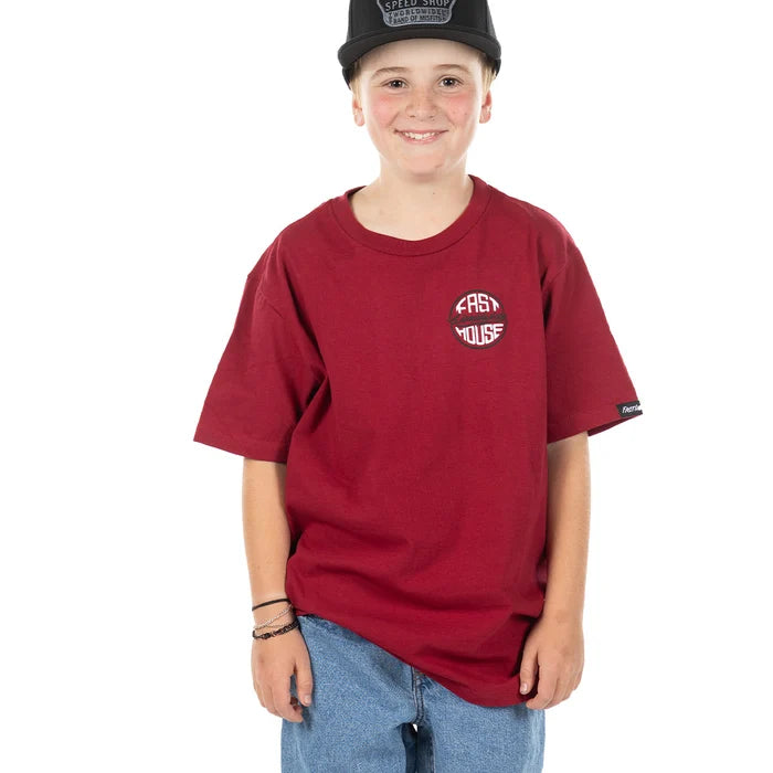 YOUTH SQUALL SS TEE (CARDINAL) | FASTHOUSE